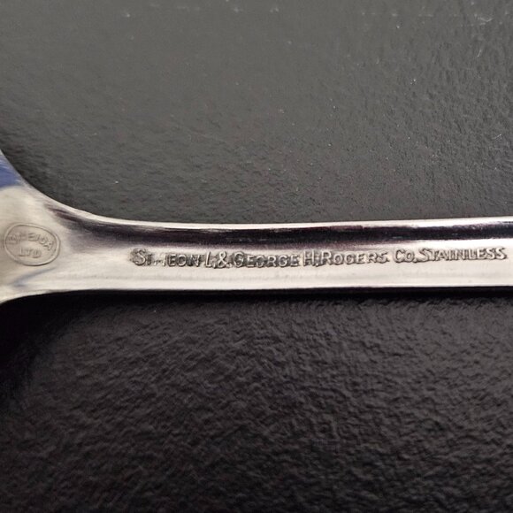 ONEIDA LTD S.L. & G.H. ROGERS STAINLESS 6 PC SERVING SET - Picture 13 of 13